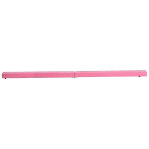 HOMCOM Balance Beam Trainer, 2.1 m-Pink