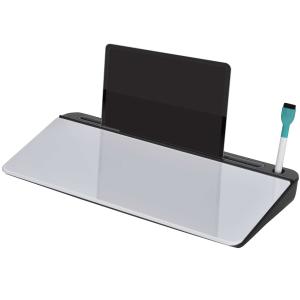 Vinsetto Glass Desk Organiser Marker-Erasable Notes Board