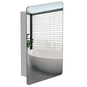 kleankin Stainless Steel Wall Mounted Bathroom Mirror Cabinet