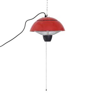 Outsunny Patio Heater, 1500W, Aluminium-Red