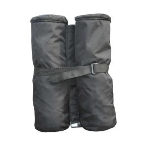 Outsunny 4 Pc Gazebo Sand Bag Weight Set-Black