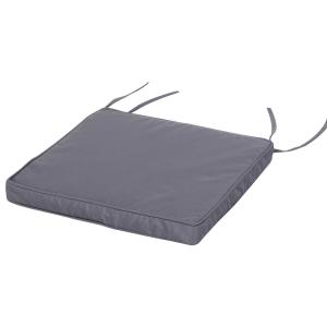 Outsunny Polyester Set Of 2 Garden Chair Cushion Grey
