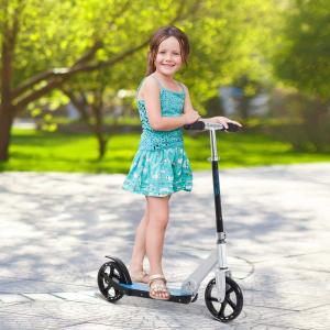 HOMCOM Folding Kids Kick Scooter-Blue