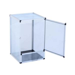 Pawhut Aluminium Fresh Air Screen Vivarium, Waterproof, 42Lx 42Wx66H cm