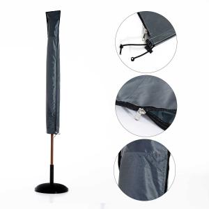 Outsunny Garden Offset Umbrella Parasol Waterproof Cover-Grey