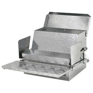 PawHut Galvanised Steel Anti-Slip Automatic Chicken Feeder