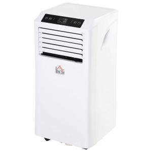 HOMCOM 10000BTU Portable ABS Air Conditioner w/ Remote Control White