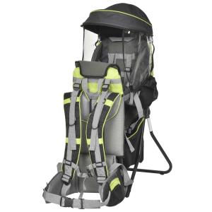 HOMCOM Hikers Ergonomic Baby Backpack w/ Rain Cover