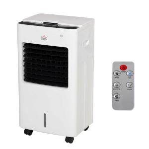 HOMCOM Air Cooler Ice Cooling Function 3 Speed 3 Mode 7.5 Timer Ice Box Home Office