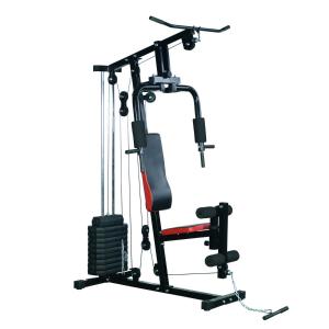 HOMCOM Multigym fitness-station multigym fitnessapparaat hometrainer pulldown leg curl