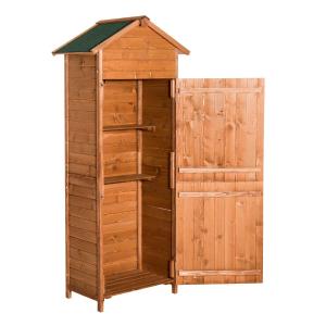 Outsunny Wooden Garden Shed & Storage