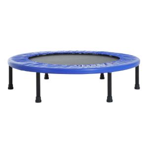 HOMCOM 91cm Mini Trampoline-Black/Blue