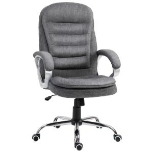 Vinsetto Office Chair Rock 360° Rolling Lumbar Support Adjustable Height Work