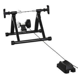 HOMCOM Fietstrainer racefiets fiets hometrainer magnetische remmen rolfiets 26-28 inch 2 kleuren