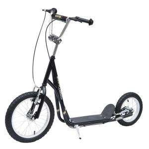 HOMCOM 12" Tyres Scooter-Black