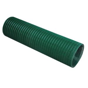 Pawhut PVC Coated Welded Wire Mesh 30m-Dark Green