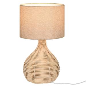 HOMCOM tafellamp E27-fitting nachtkastlampje 40 W