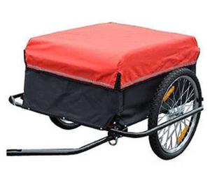 HOMCOM Transportaanhanger aanhangwagen fietsaanhanger aanhangwagen inklapbaar
