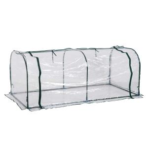 Outsunny PVC Transparent Greenhouse, Steel Frame, S size