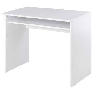 HOMCOM Workstation, 50Lx90Wx74H cm-White