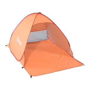 Outsunny 2 Person Pop Up UV Shelter Shade-Orange