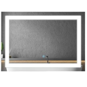 Spiegel met licht badspiegel LED-spiegel badkamerspiegel wandspiegel 60 x 80 / 50 x 70 cm