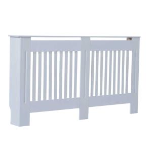 HOMCOM 152x81x19 cm MDF Radiator Cover-White