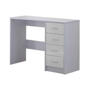 HOMCOM High Gloss 4 Drawers Table-White