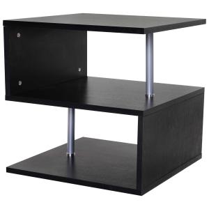 HOMCOM 50Lx50Wx50H cm Side Table-Black
