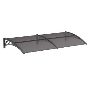 Outsunny Door Canopy Awning Outdoor Window Rain Shelter Cover for Door Porch