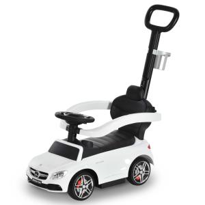 HOMCOM Toddlers Licensed PP Mercedes-Benz Ride On Stroller White