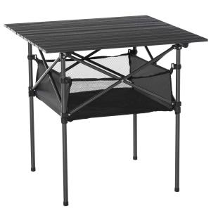 Outsunny Outdoor Folding Camping Table W/ Storage Bag, Portable for Garden Beach Picnic