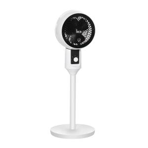 HOMCOM Oscillating Air Circulator Fan with 3 Speed Round Base Carry Handle Home Office