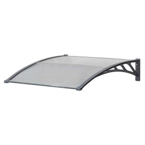 Outsunny Door Canopy Awning Outdoor Window Rain Shelter Cover for Front/Back Door Porch