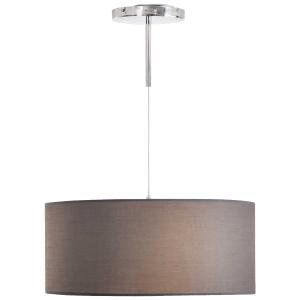 HOMCOM LED Pendant Light Three Lighting Modes Metal Base for Home Office Grey