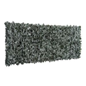 Outsunny Artificial Leaf Screen Panel, 3x1 m-Dark Green