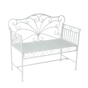 Outsunny Heavy-Duty Bench-White