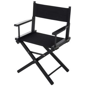 regisseursstoel tuinstoel klapstoel landelijke stoel fauteuil zwart / groen