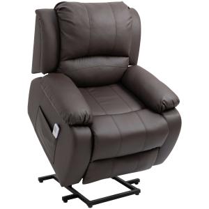 HOMCOM® Massagesessel 92 x 92,5 x 101 cm Braun