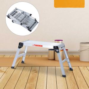 HOMCOM® Trittbank Trittleiter Alu klappbar