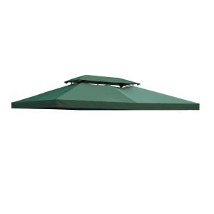 Outsunny® Ersatzdach Dach für Metall-Gartenpavillon Pavillon Partyzelt Gartenzelt 3x4m