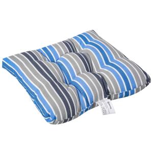 Outsunny® 2er-Set Sitzkissen 50x45cm Stuhlkissen Sitzauflage Gartenstuhlkissen Blau