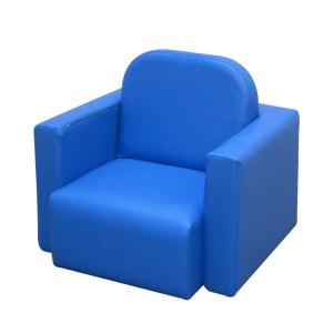 HOMCOM® SOFA DLA DZIECI 2 w 1 STÓŁ I KRZESŁO MINIFOTEL niebieska