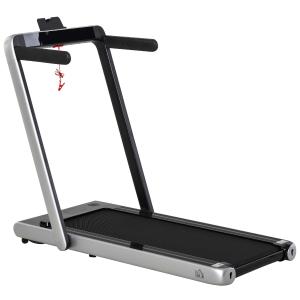 HOMCOM® Elektrisches Laufband mit LCD-Display Bluetooth Faltbares Fitnessgerät 1-12 Km/h