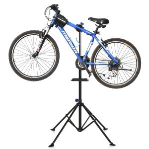 stojak do montażu roweru stojak do centrowania z półką na narzędzia stojak rowerowy czarny