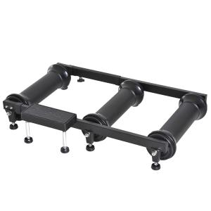 Trenażer rolkowy domowy indoor-training aluminium czarny HOMCOM®