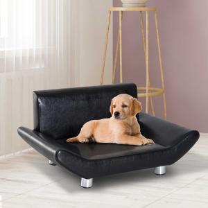 PawHut SOFA MATA DLA PSA ŁÓŻKO DLA ZWIERZĄT DOMOWYCH czarna