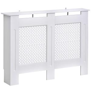 Maskownica na kaloryfer dekoracyjna osłona grzejnika 112 cm biała HOMCOM®