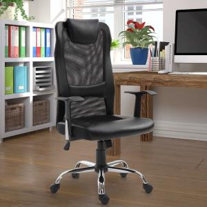 Vinsetto® FOTEL BIUROWY GAMINGOWY REGULACJA WYS. ERGONOMICZNY czarny