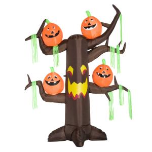 HOMCOM DMUCHANE DRZEWO DYNIA HALLOWEEN